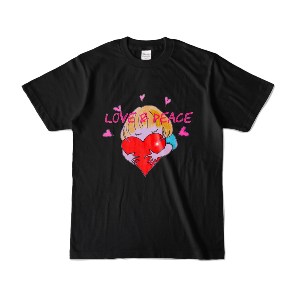 【カラーTシャツ】Love＆Peace