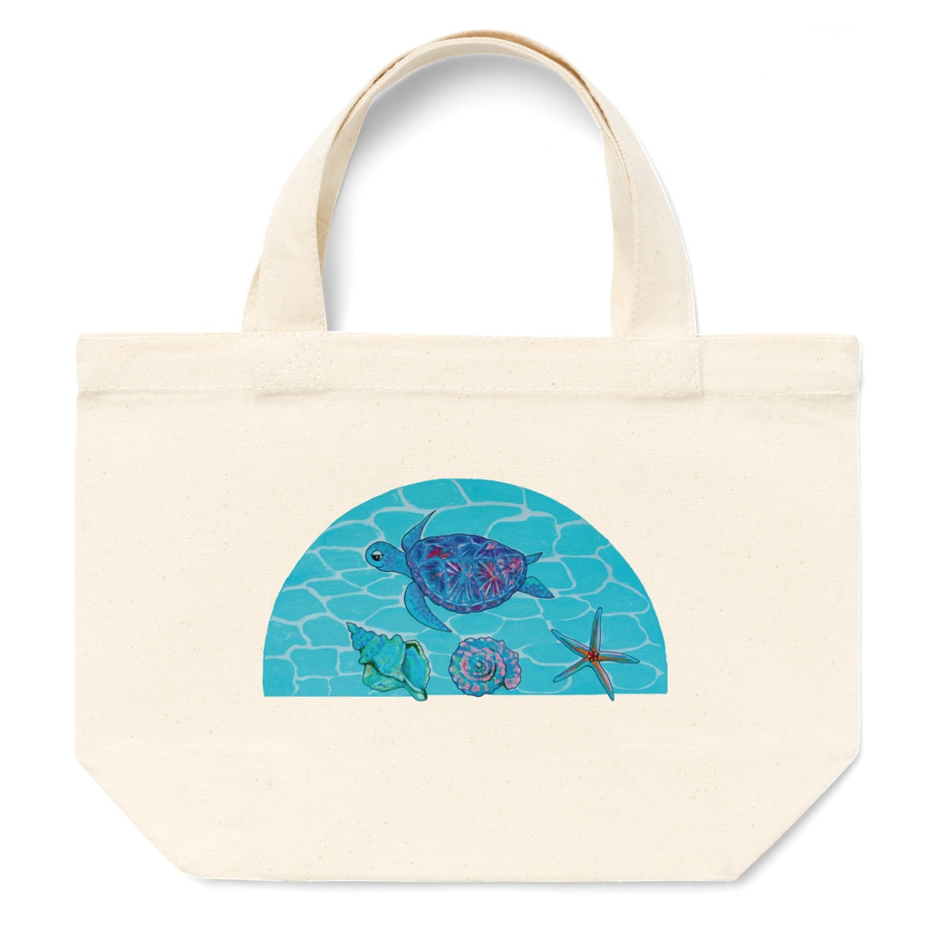 【トートバッグ】美しい海と海亀