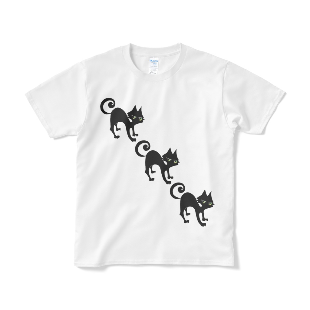 【Tシャツ】黒猫