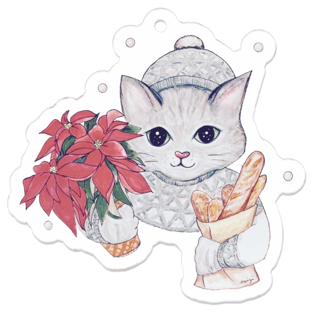 【キーホルダー】クリスマスのお買い物