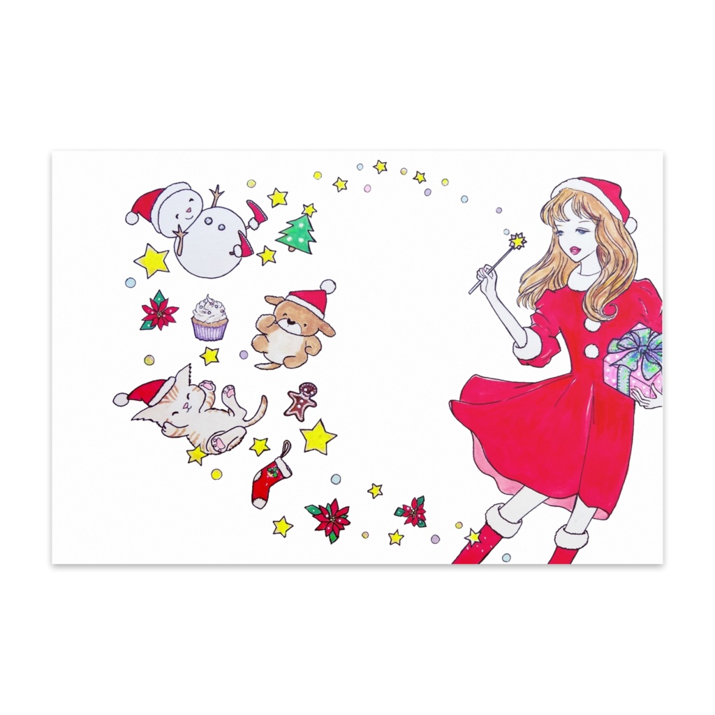 【ポストカード】ハッピークリスマス