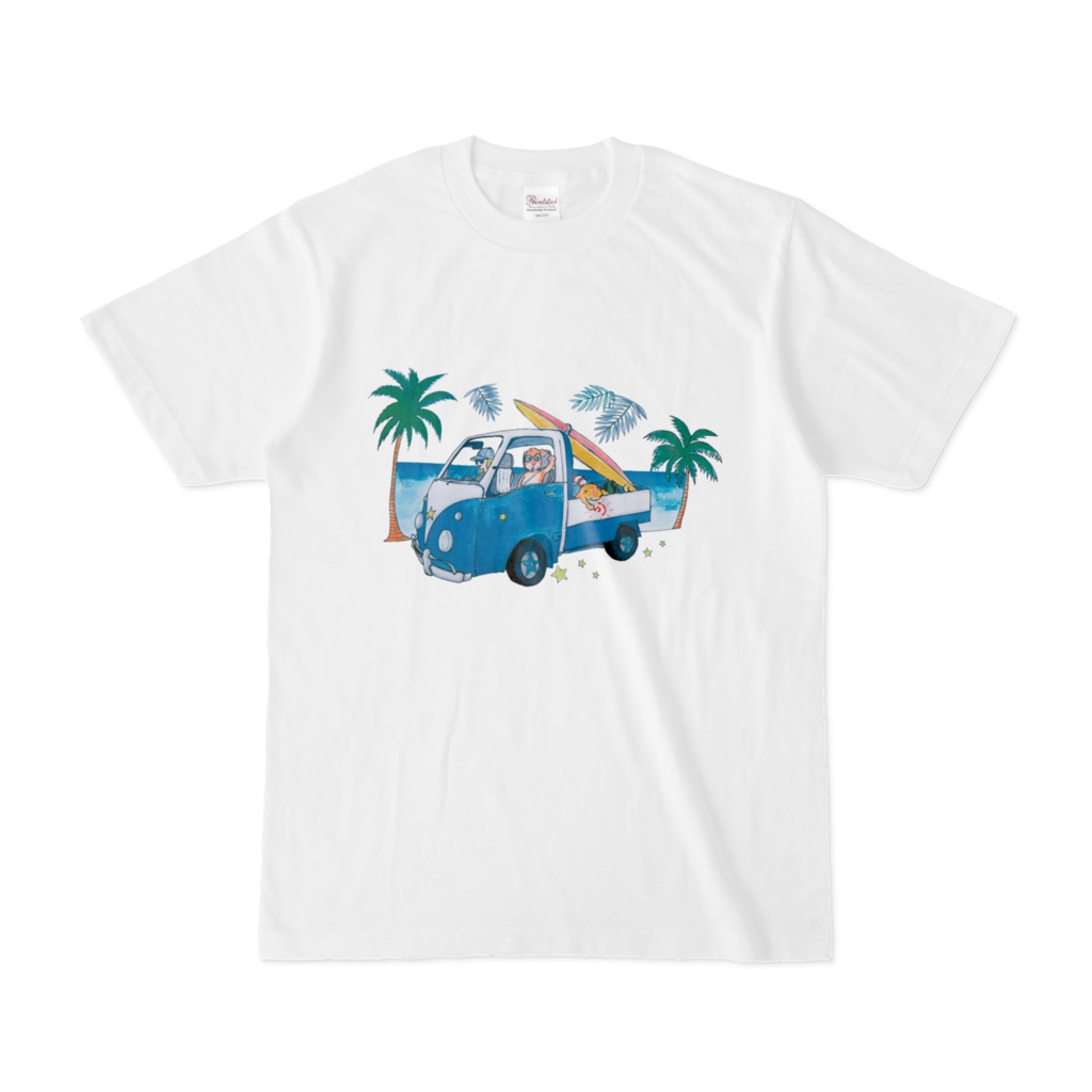 【Tシャツ】夏　ビーチへ出発