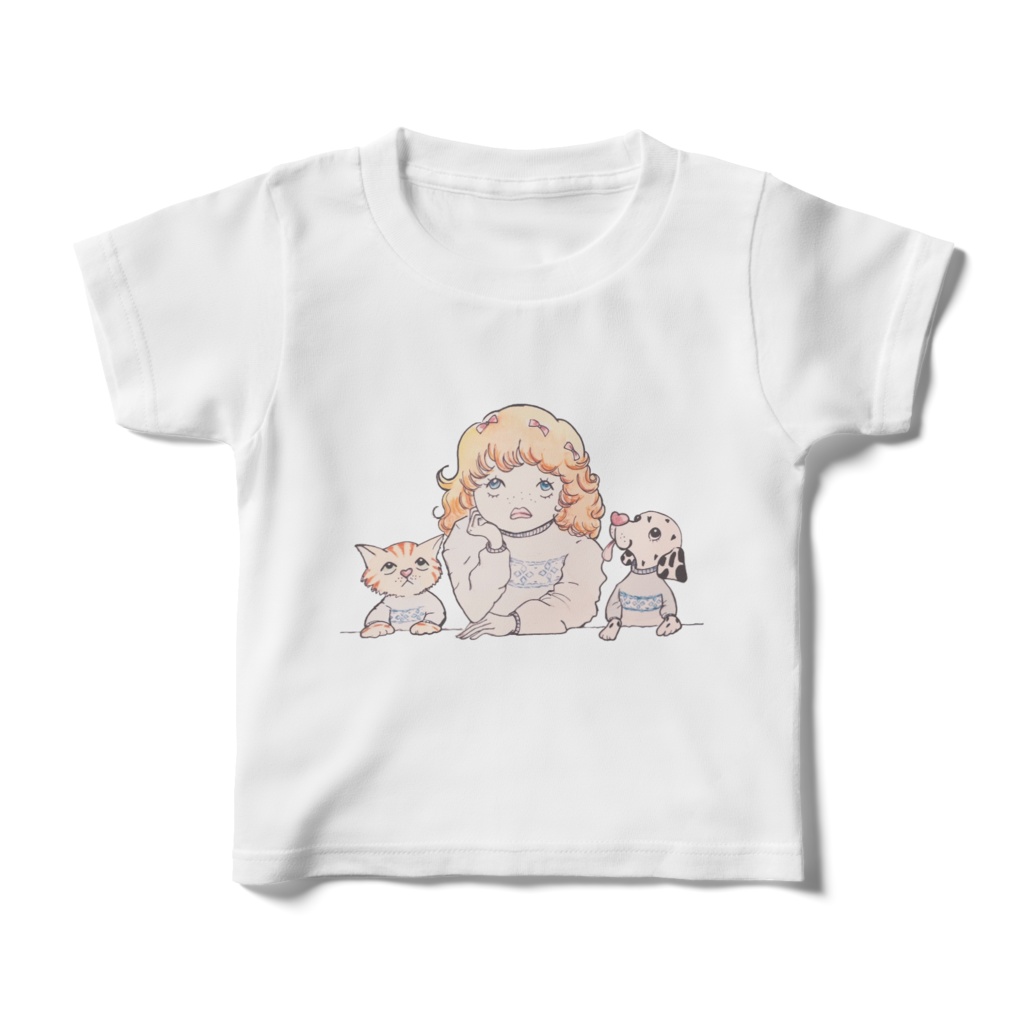 【キッズTシャツ】仲良し3（なかよしさん）