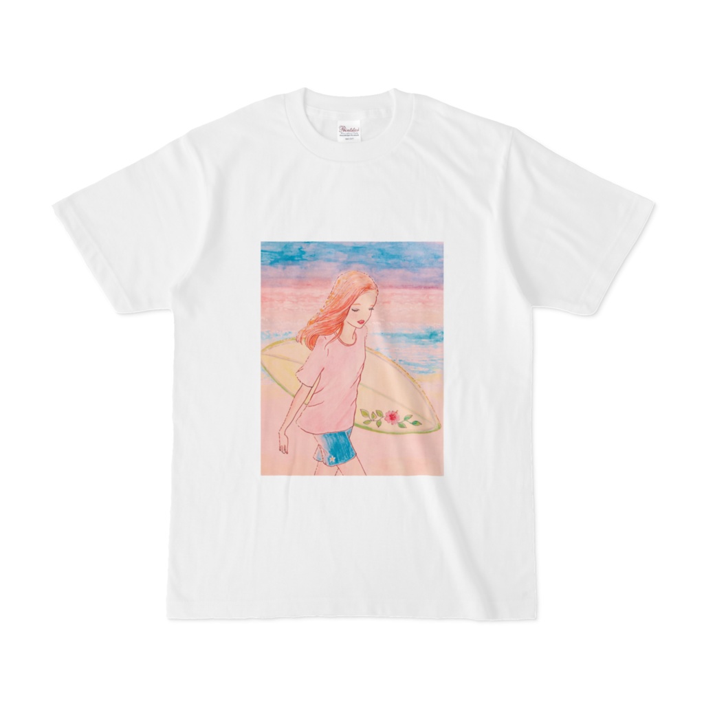 【Tシャツ】夕暮れの夏ビーチ