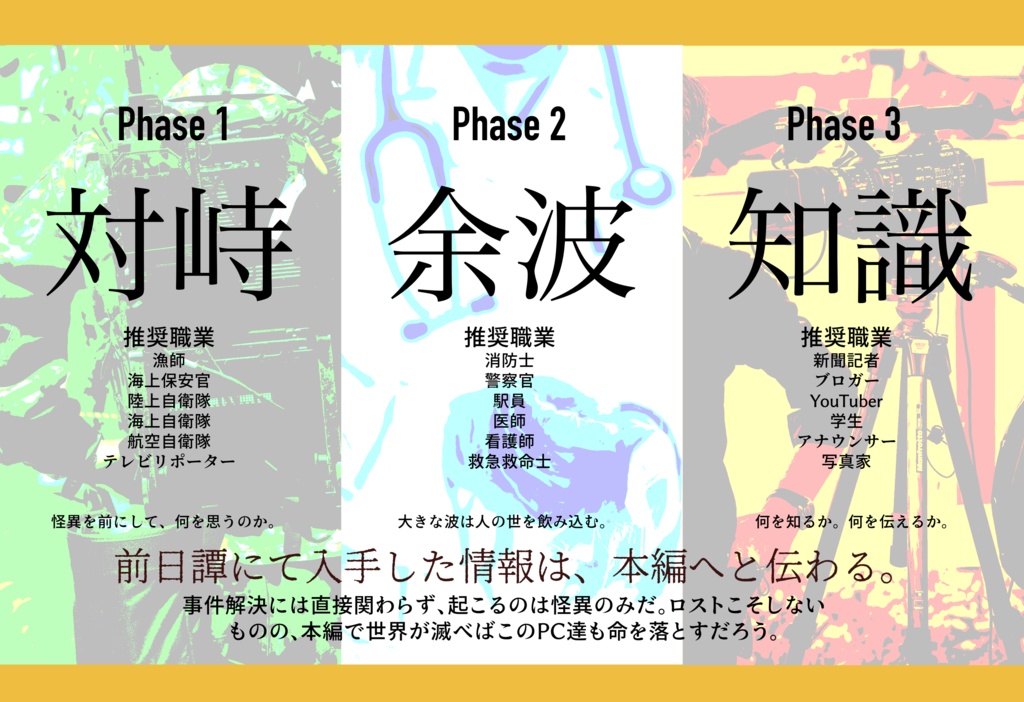 【無料DL】CoCシナリオ『Beyond the Mist』