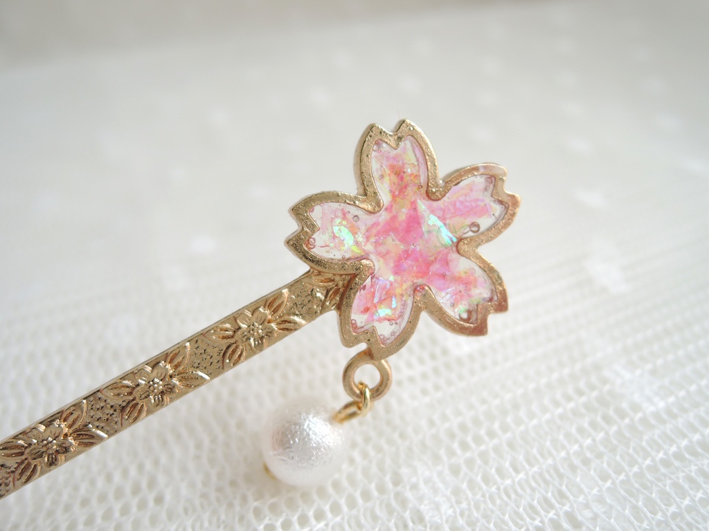 金属製しおり さくら