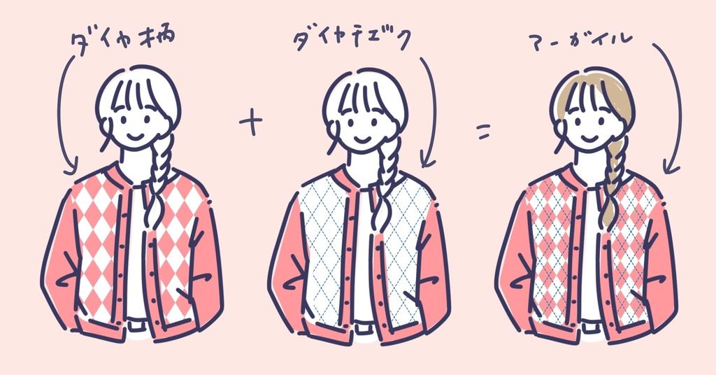 【Procreate】プロクリエイト パターンブラシ 12種セット