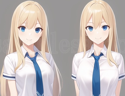 女子高生立ち絵