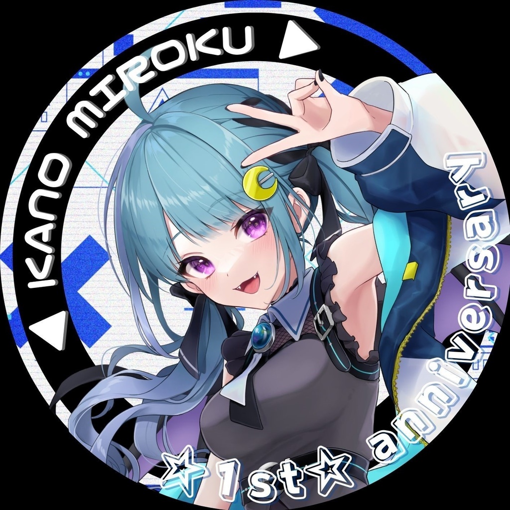 【一周年記念】神野みろくオリジナル缶マグネットver.キービジュアル