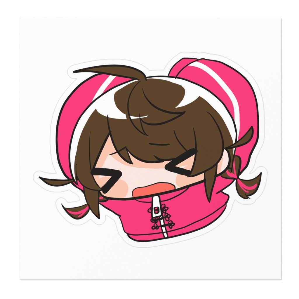 いじめられているステッカー