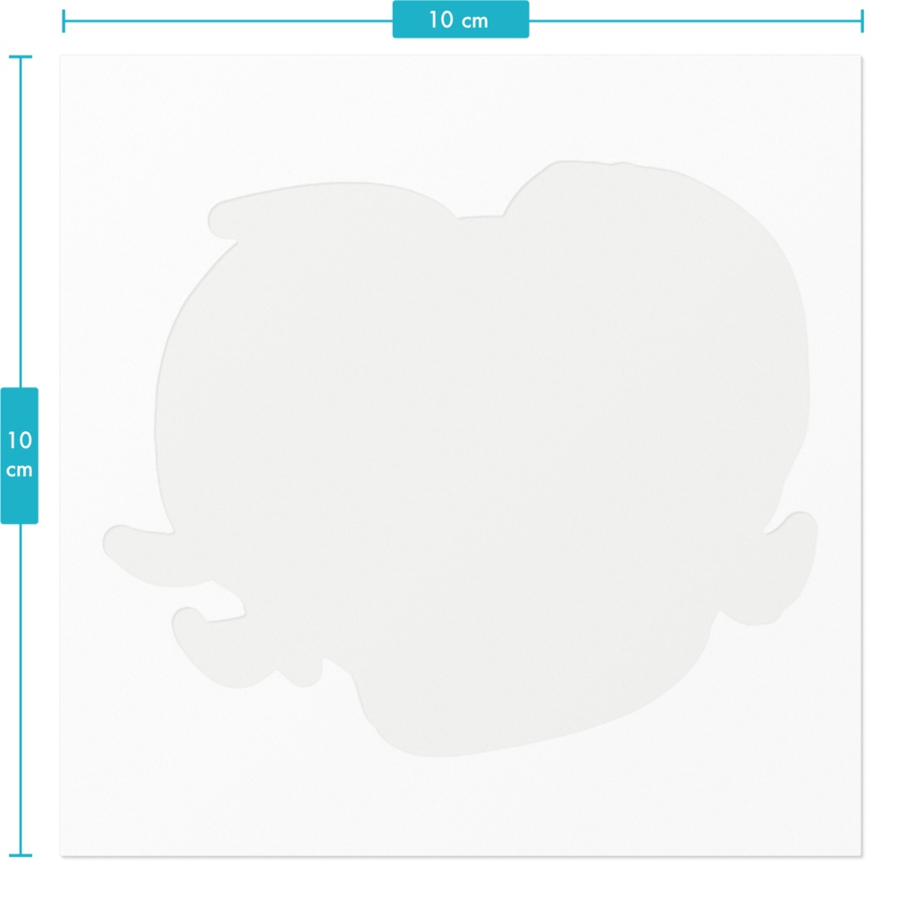 いじめられているステッカー