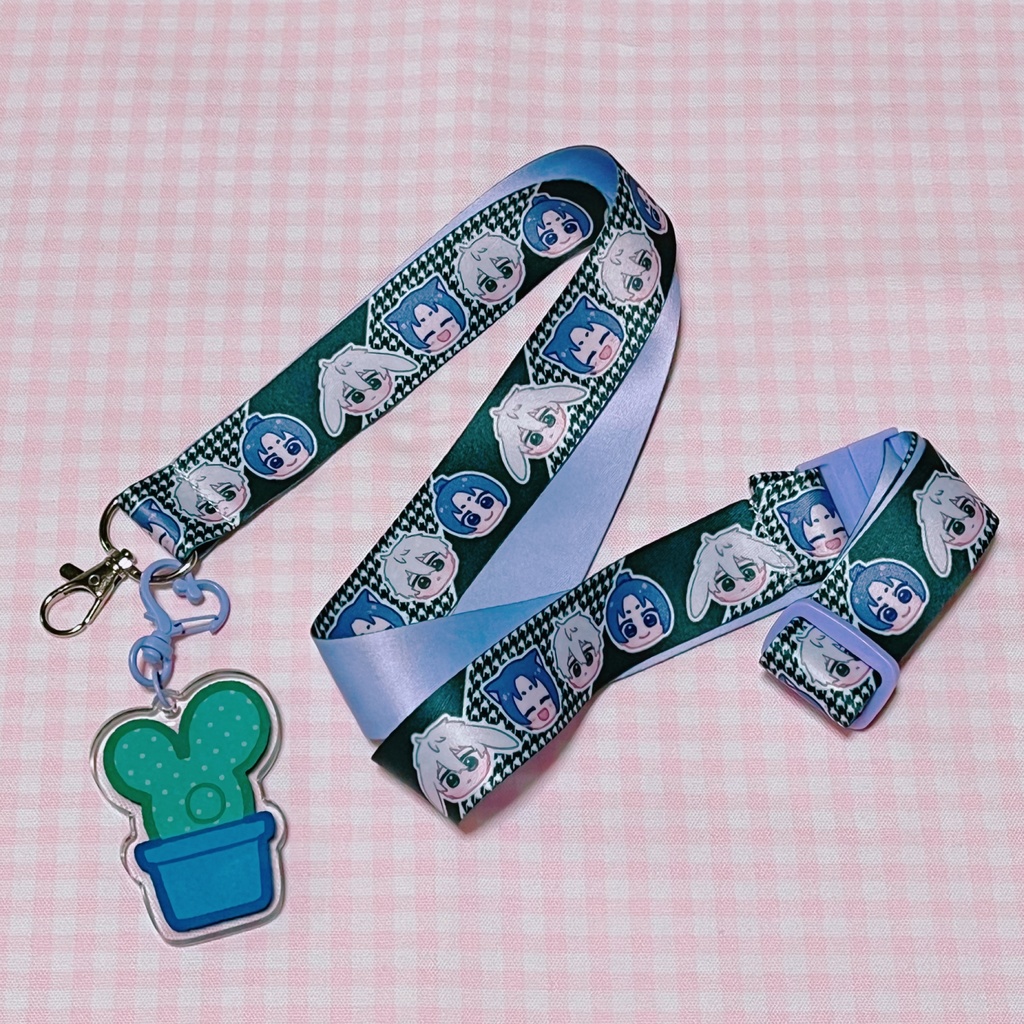 【ngro】ネックストラップ+シャカシャカアクキー