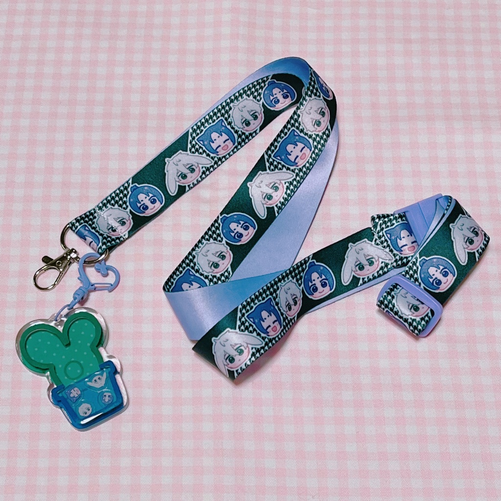 【ngro】ネックストラップ＋シャカシャカアクキー