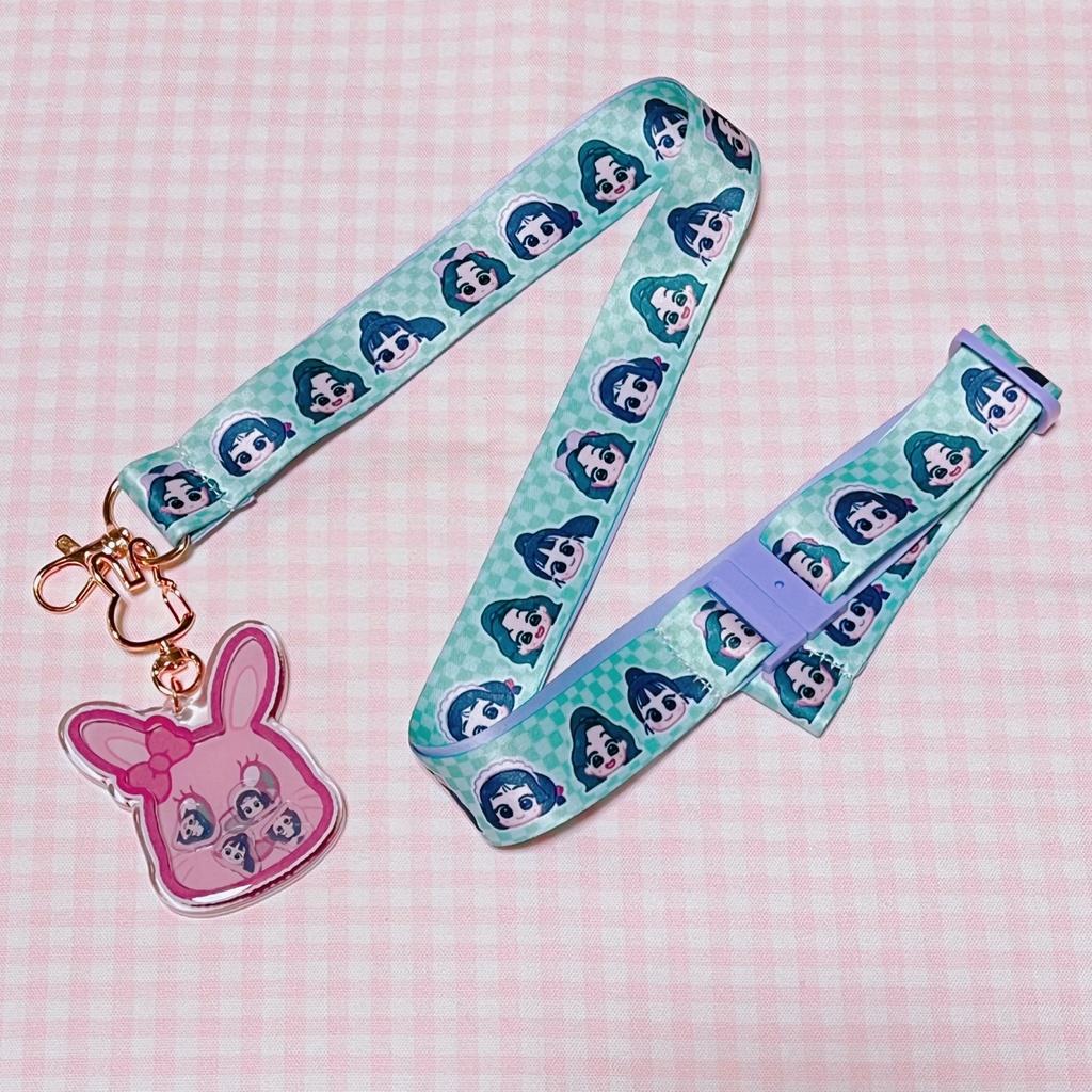 【綾仙】ネックストラップ＋シャカシャカアクキー