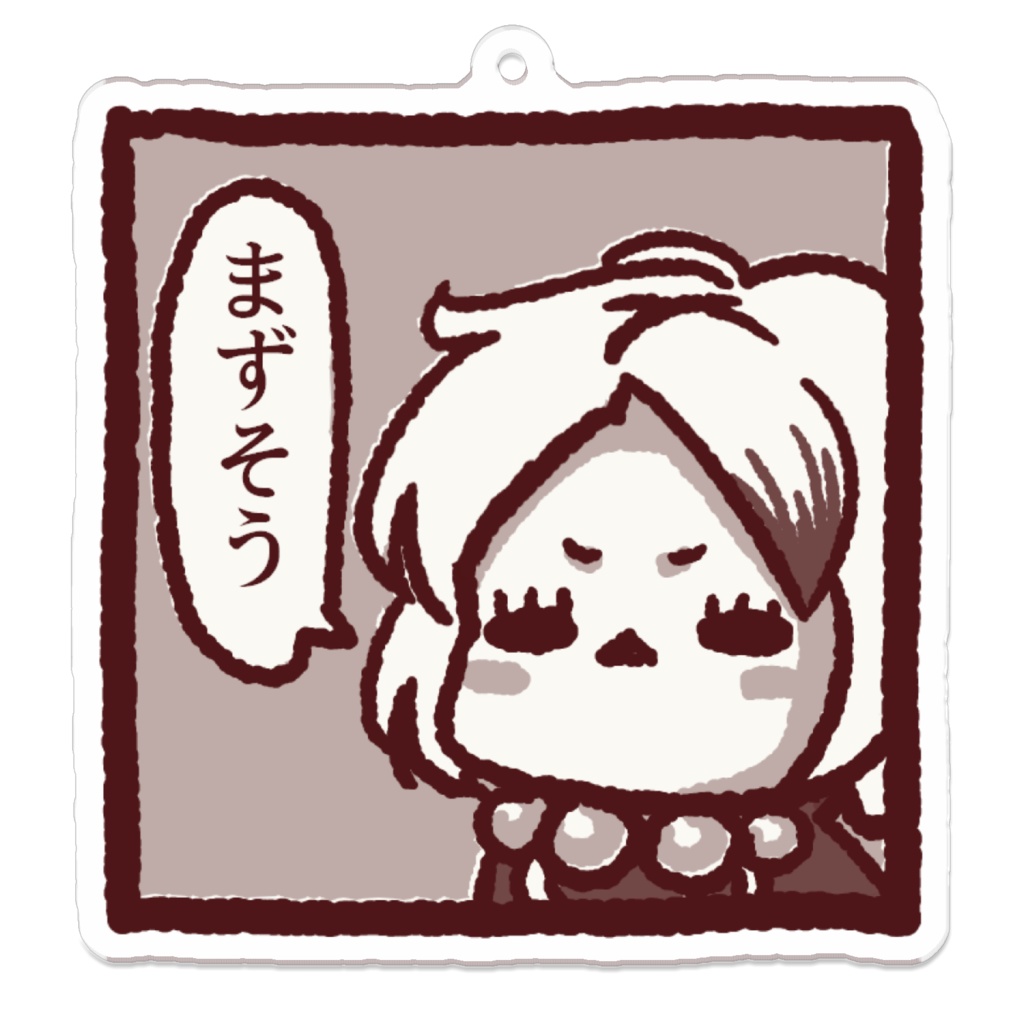 鳥乙女ちゃんスタンプアクキー②