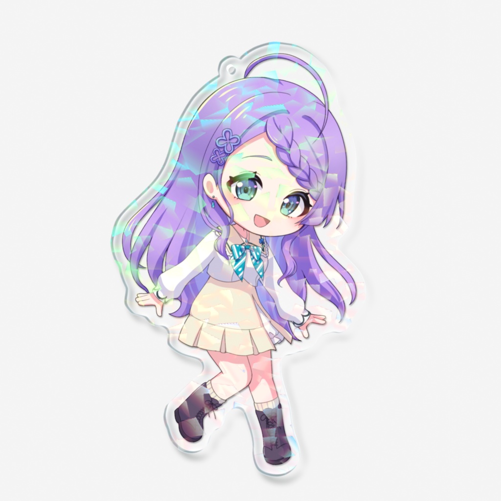 【雨芽園乃】ホログラムアクリルキーホルダー