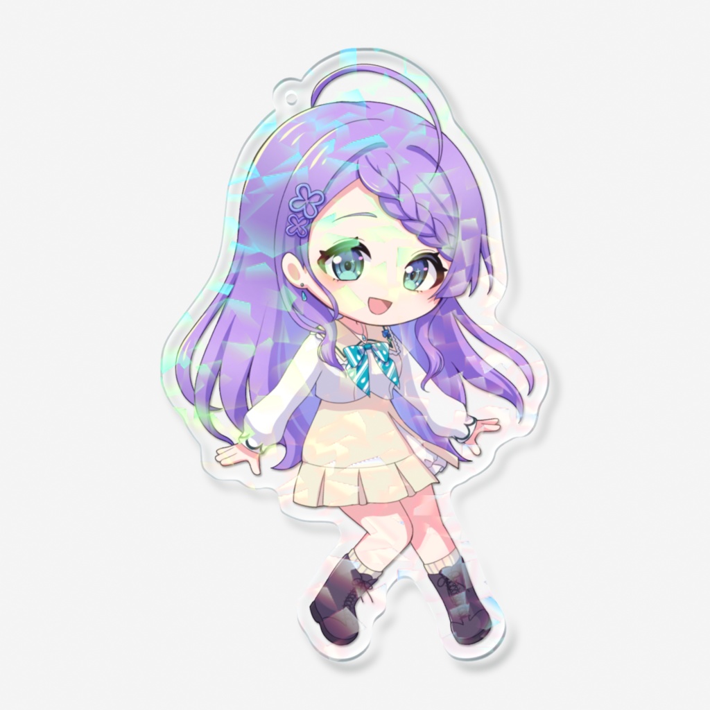 【雨芽園乃】ホログラムアクリルキーホルダー