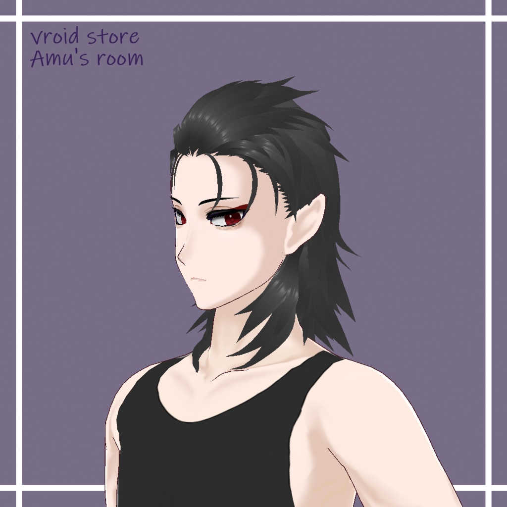 ヘアプリセット【オールバック&目隠しヘアー】