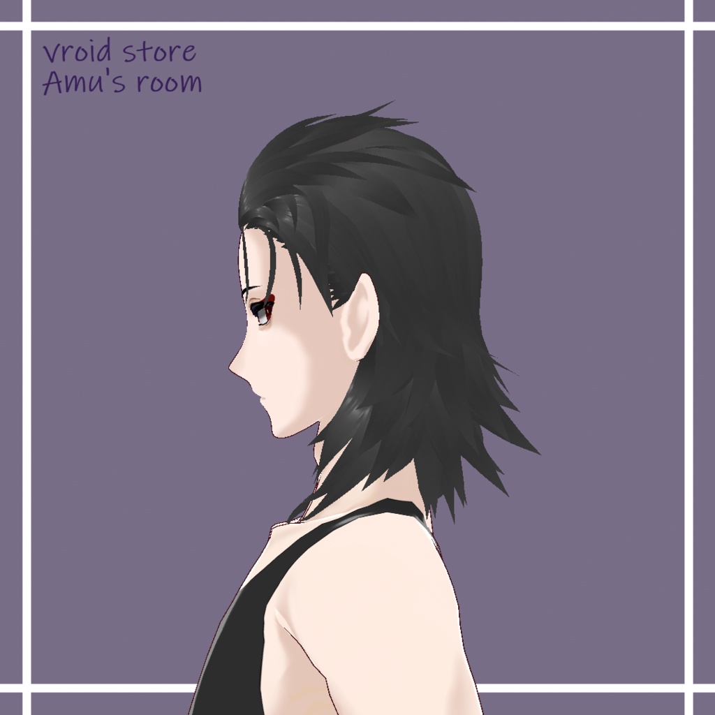 ヘアプリセット【オールバック&目隠しヘアー】