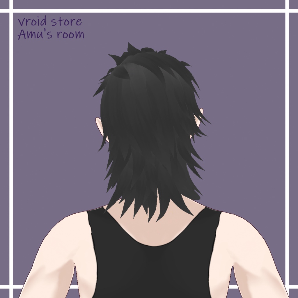 ヘアプリセット【オールバック&目隠しヘアー】