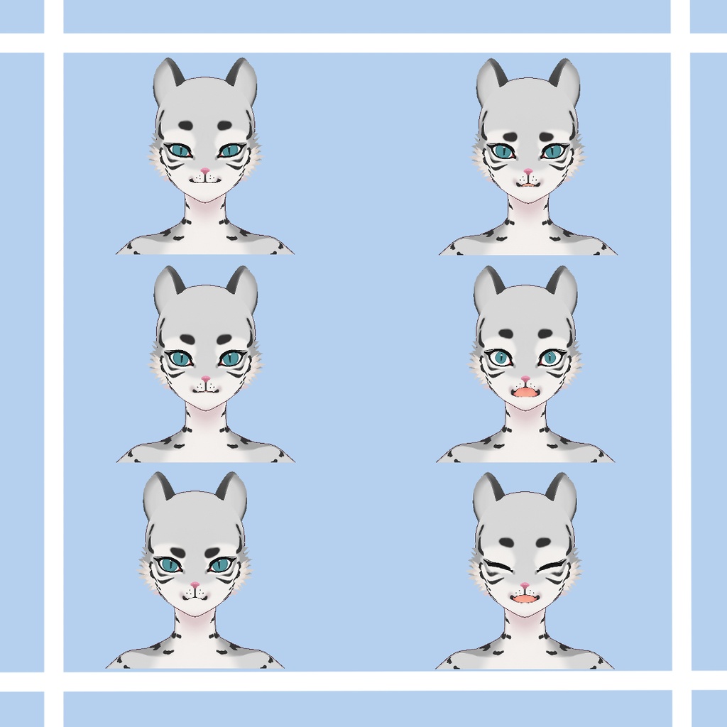 【無料有】獣人トラ娘素体/Beastman Tiger Girl Body