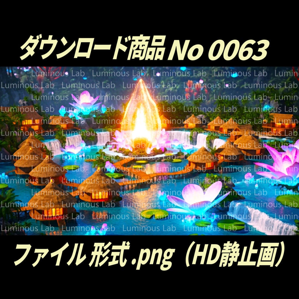 【ファンタジールーム】ノスタルジック粒状アート画|No0063|背景画像・背景デザイン(PNG)