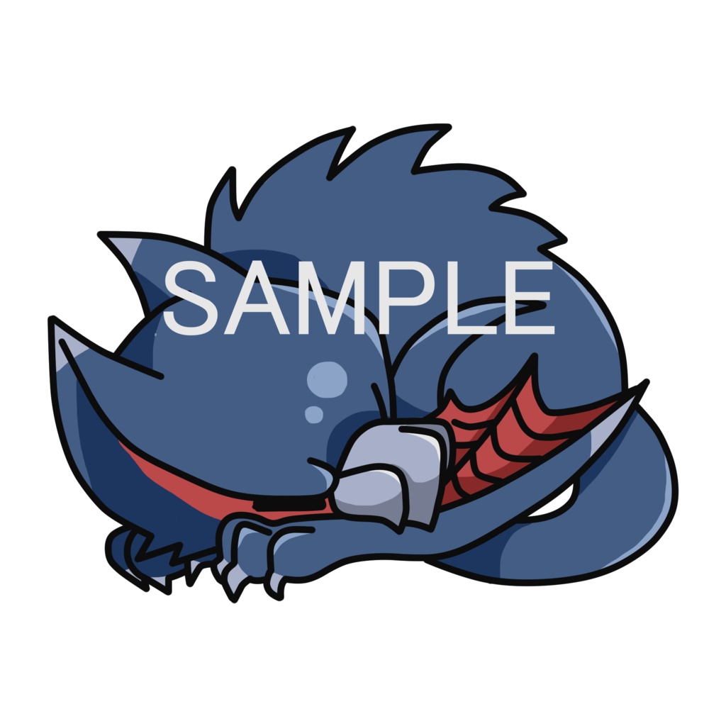 眠りナルガジップパーカー