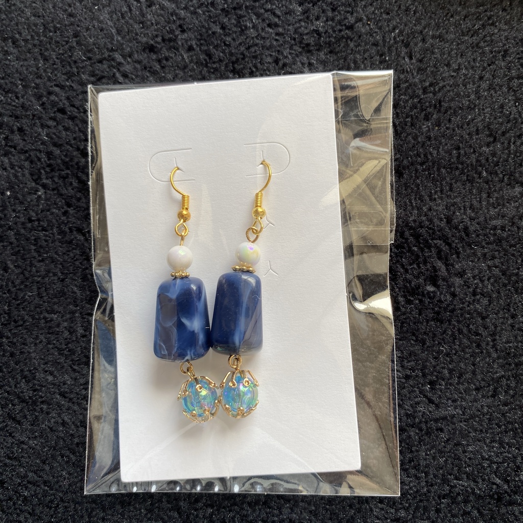 1.青の大理石模様