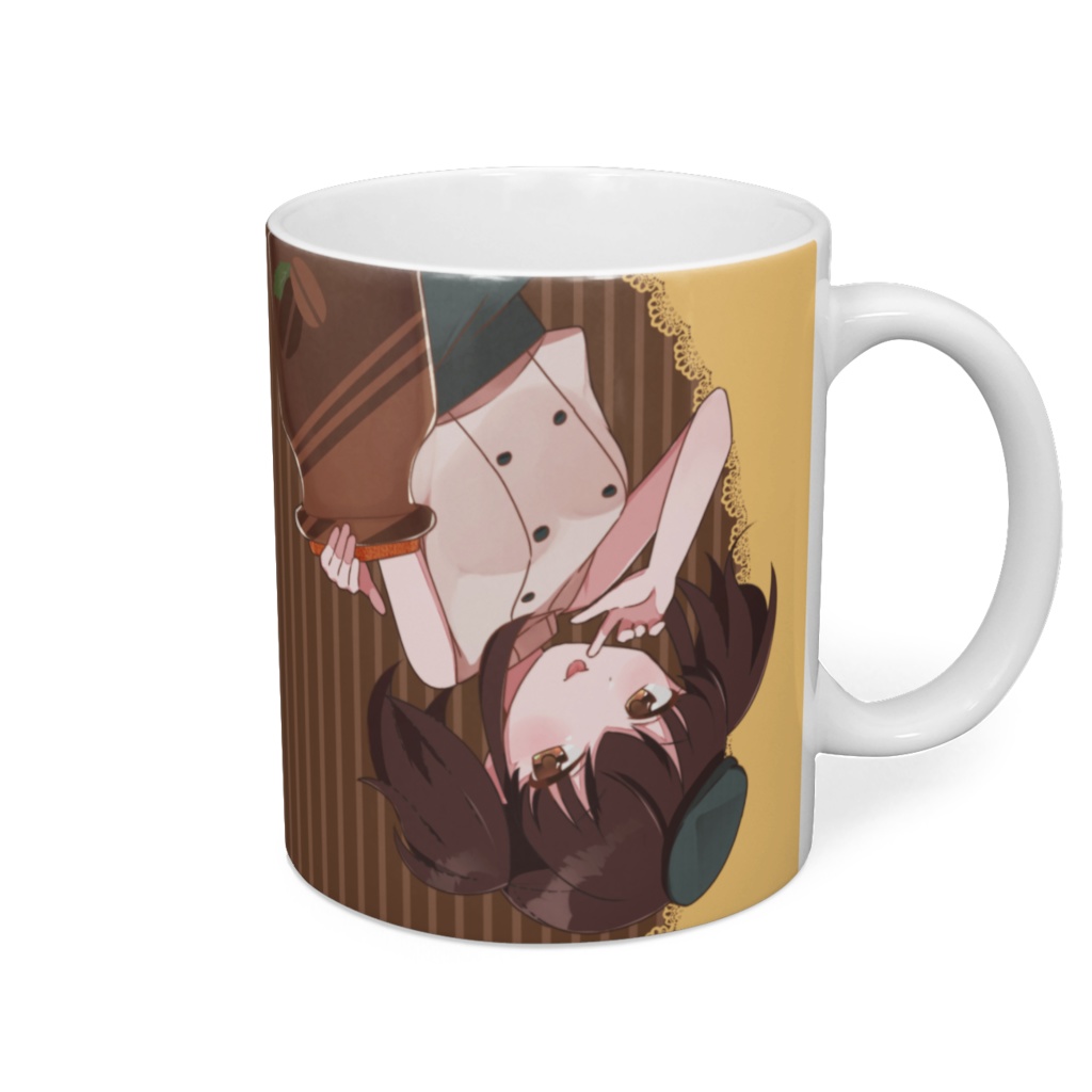 ミルクとコーヒーのマグカップ