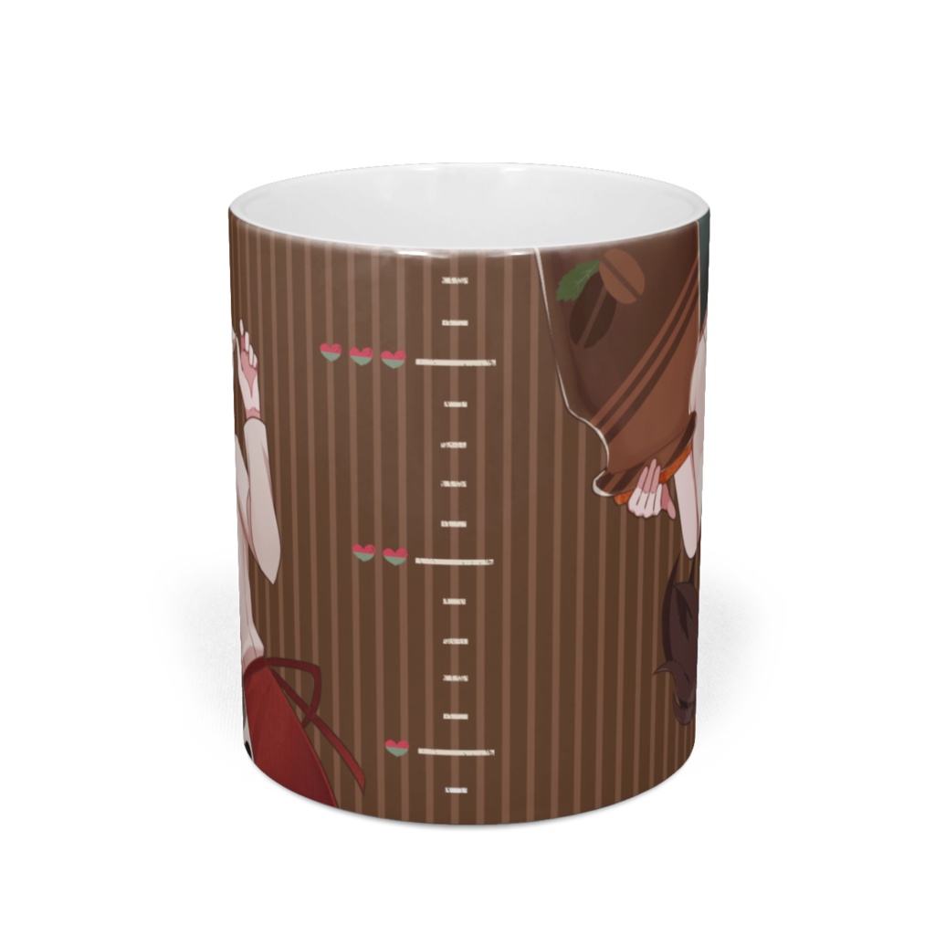 ミルクとコーヒーのマグカップ