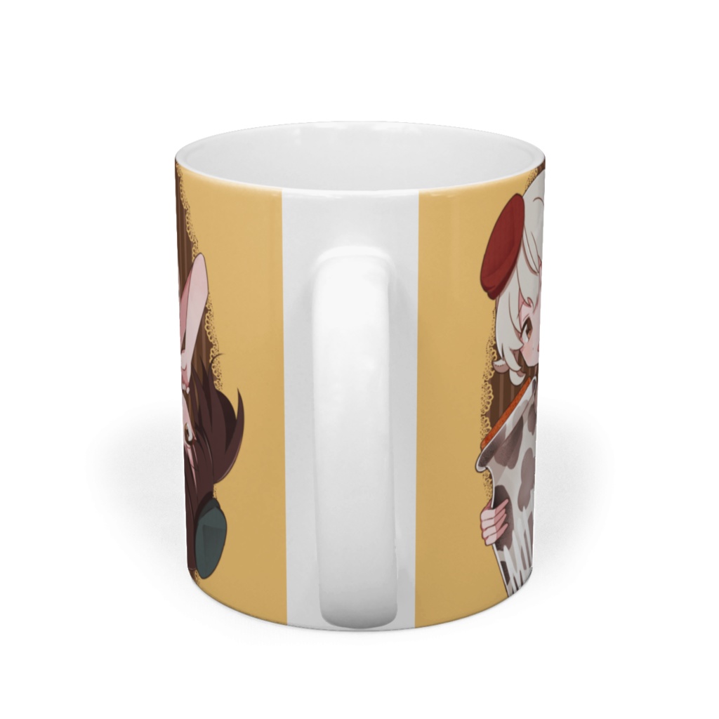 ミルクとコーヒーのマグカップ