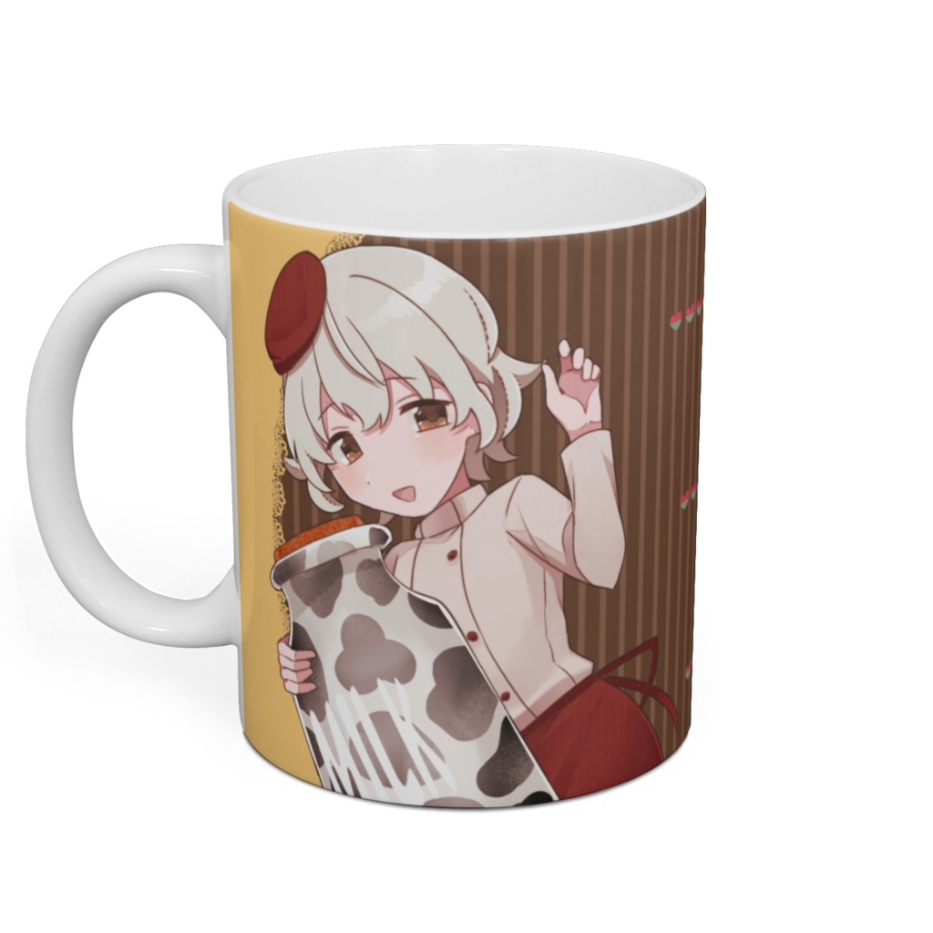 ミルクとコーヒーのマグカップ