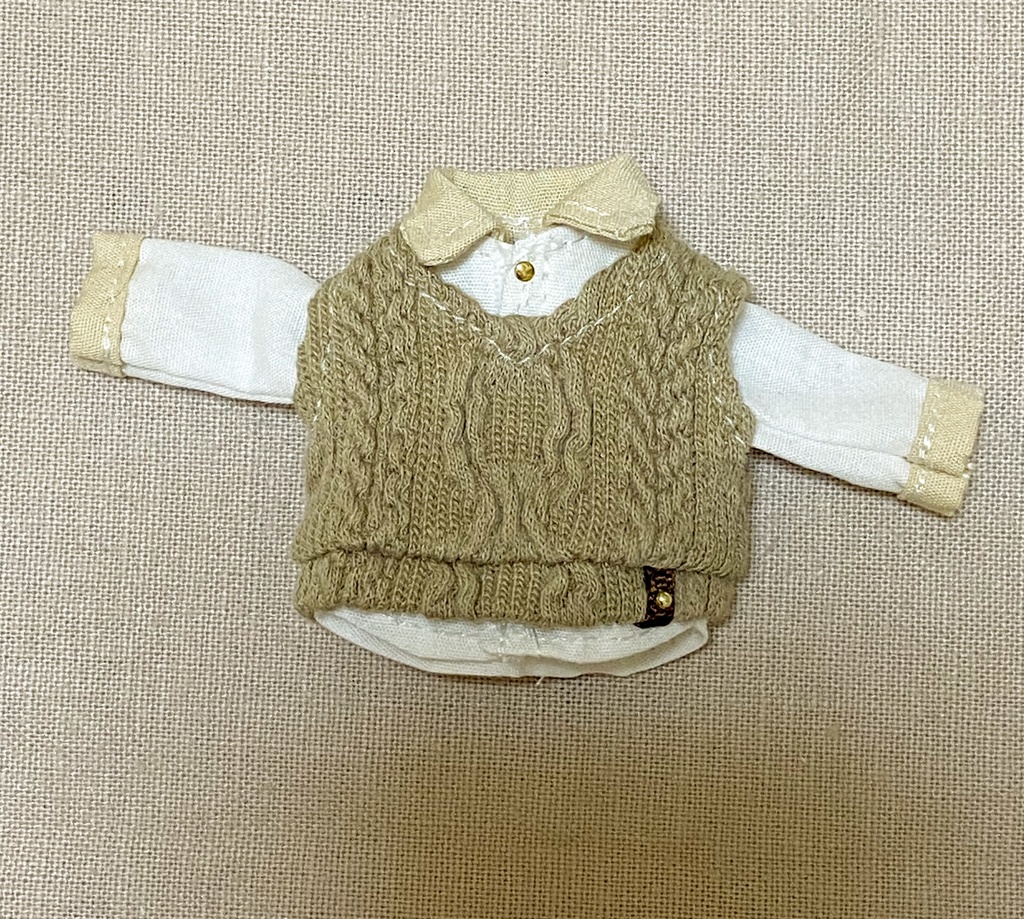 オビツ11サイズ シャツ&ニットベストセット