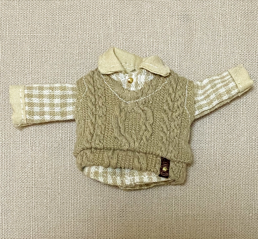 オビツ11サイズ シャツ&ニットベストセット