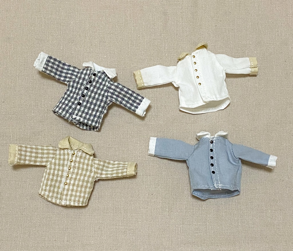 オビツ11サイズ シャツ&ニットベストセット