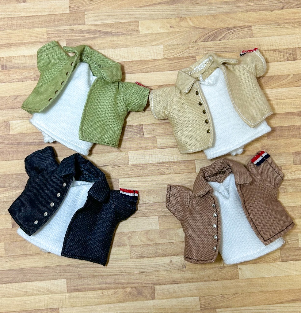 Vネックタンク&シャツセット