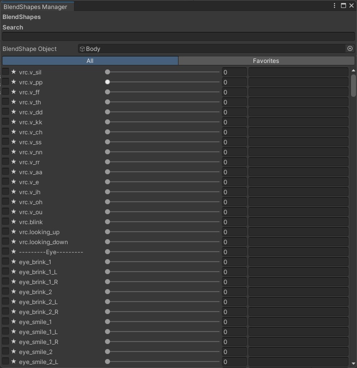 BlendShape Manager Tool