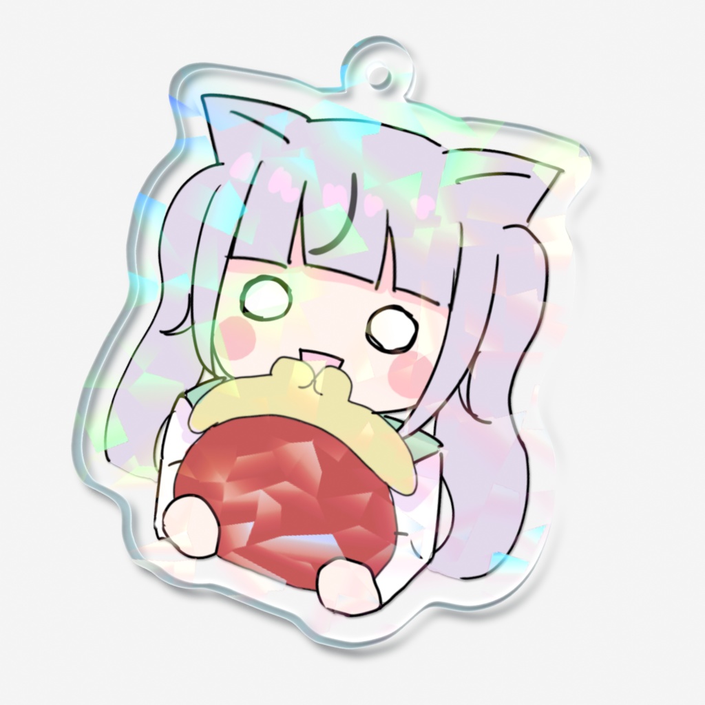 ホログラムミニアクリルキーホルダー/ちょきん