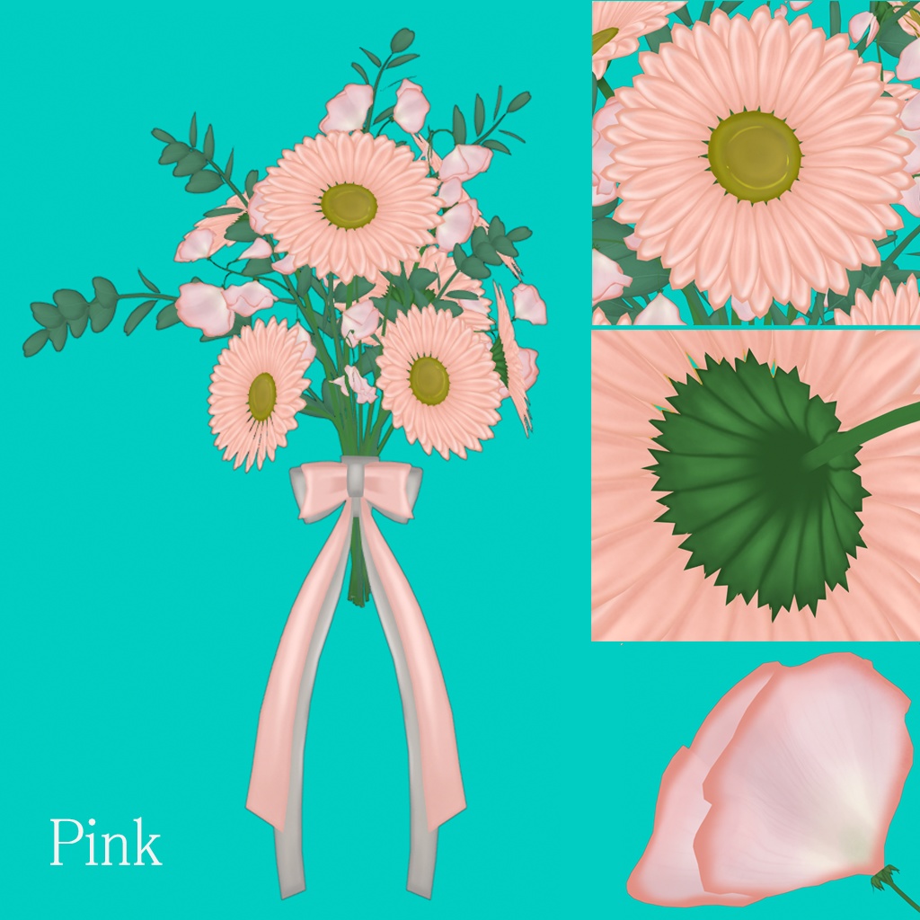 【2人で利用可能】ガーベラとスイートピーのブーケ