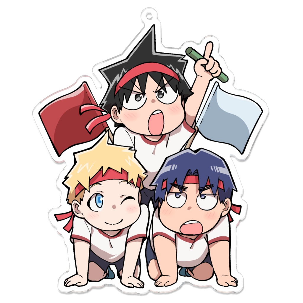 元音くん体育祭アクリルキーホルダー