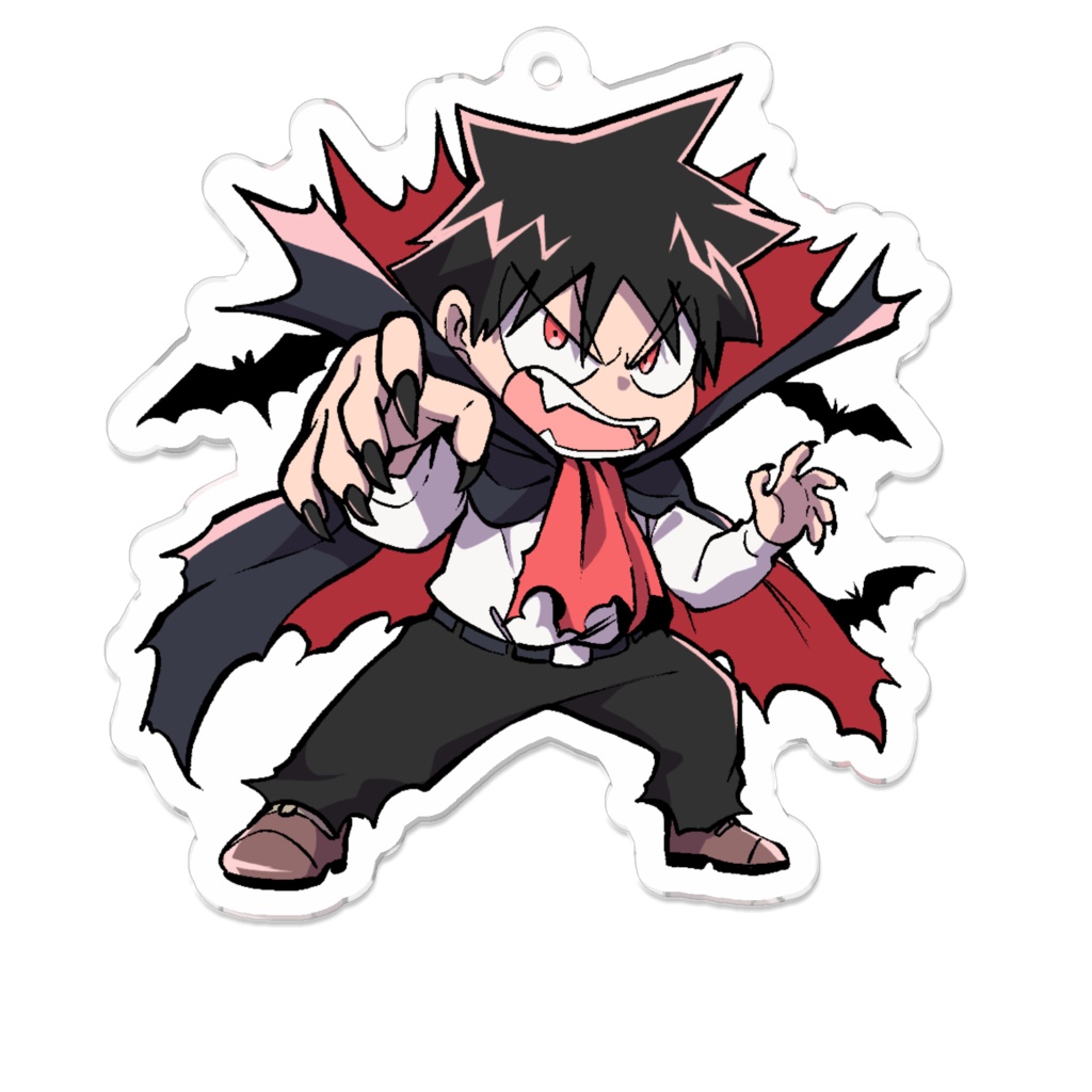 元音くんアクリルキーホルダー(ハロウィン)