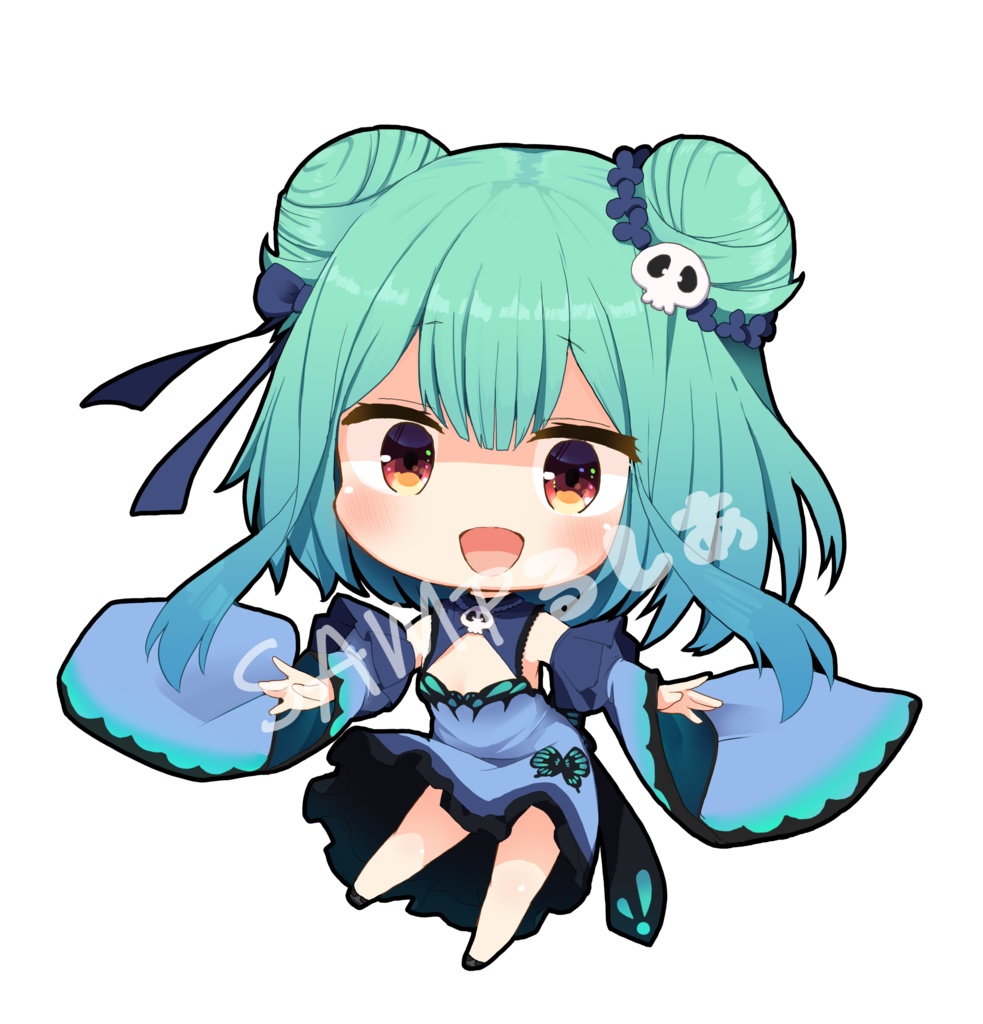 【非公式】潤羽るしあ 70mm×70mm【アクリルキーホルダー】