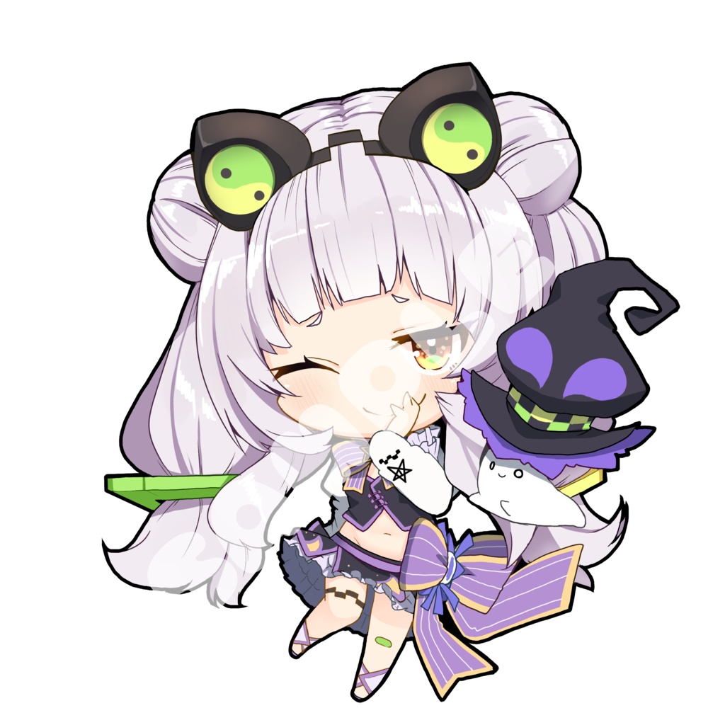 【非公式】紫咲シオン 70mm×70mm【アクリルキーホルダー】