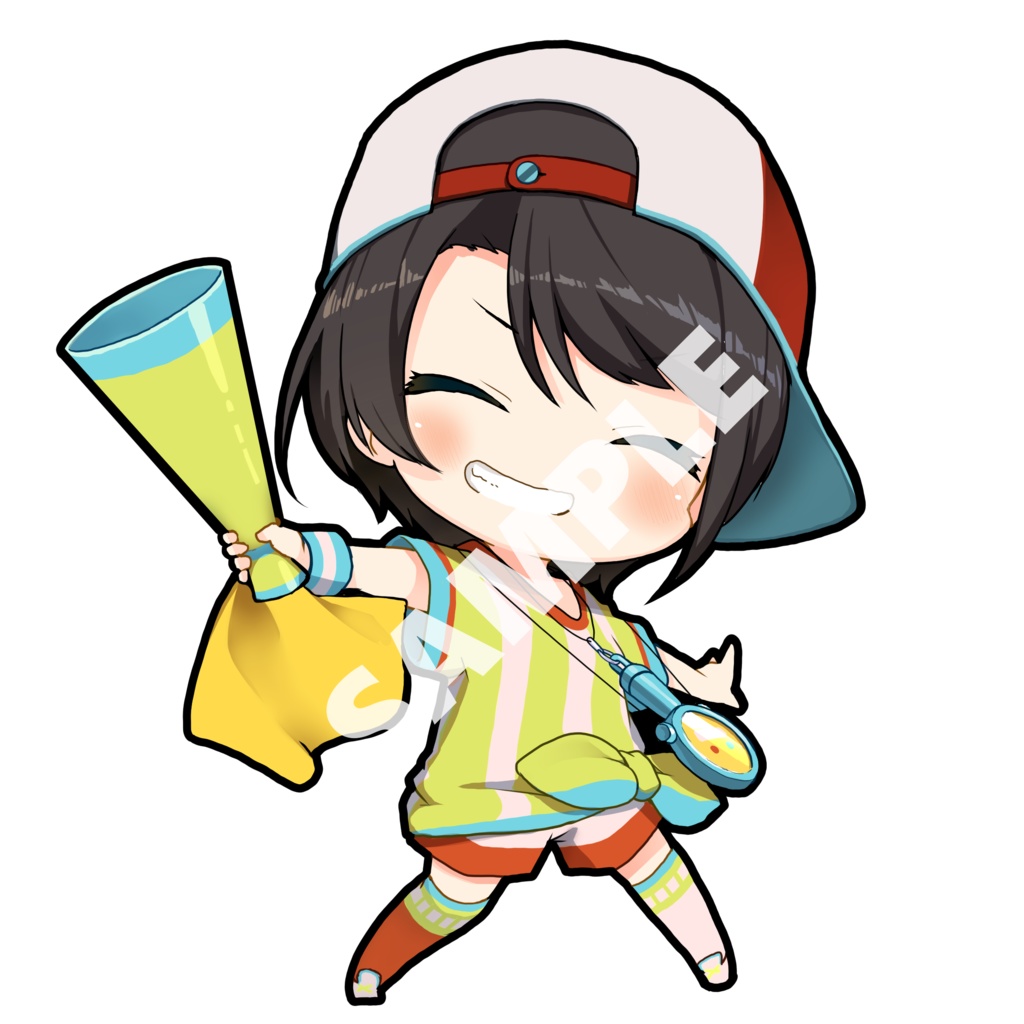 【非公式】大空スバル 70mm×70mm【アクリルキーホルダー】