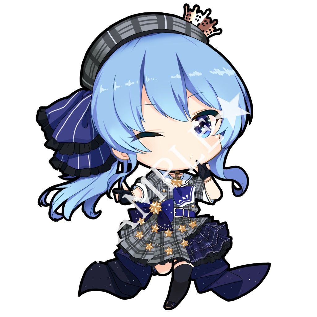 【非公式】星街すいせい 70mm×70mm【アクリルキーホルダー】