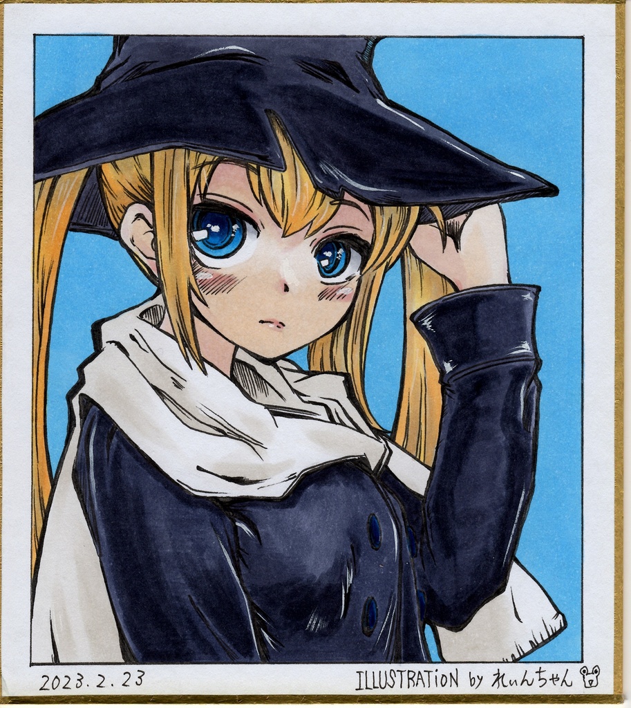 [Popper's Quest10]　アナログキャラクター色紙