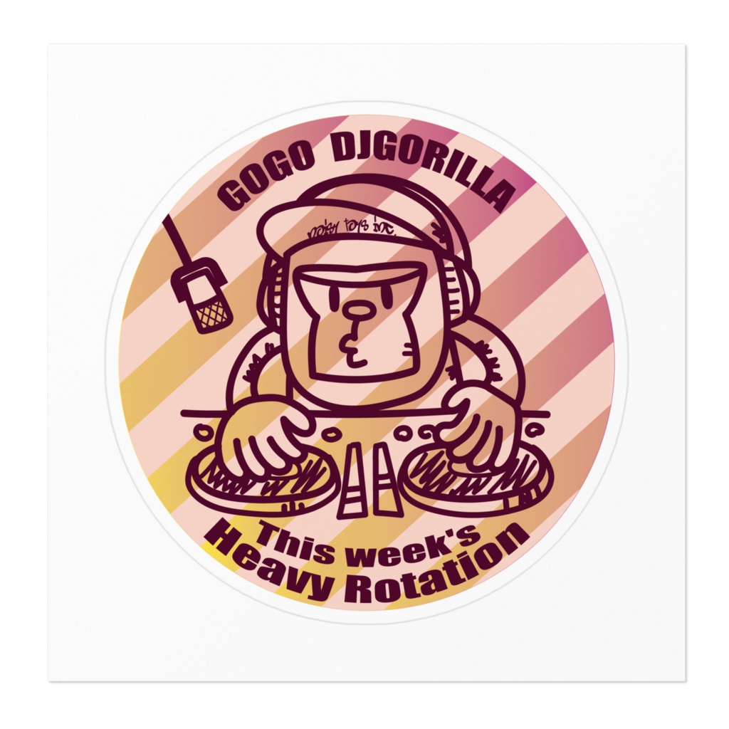 トラジファクトリーステッカー ゴリラver.