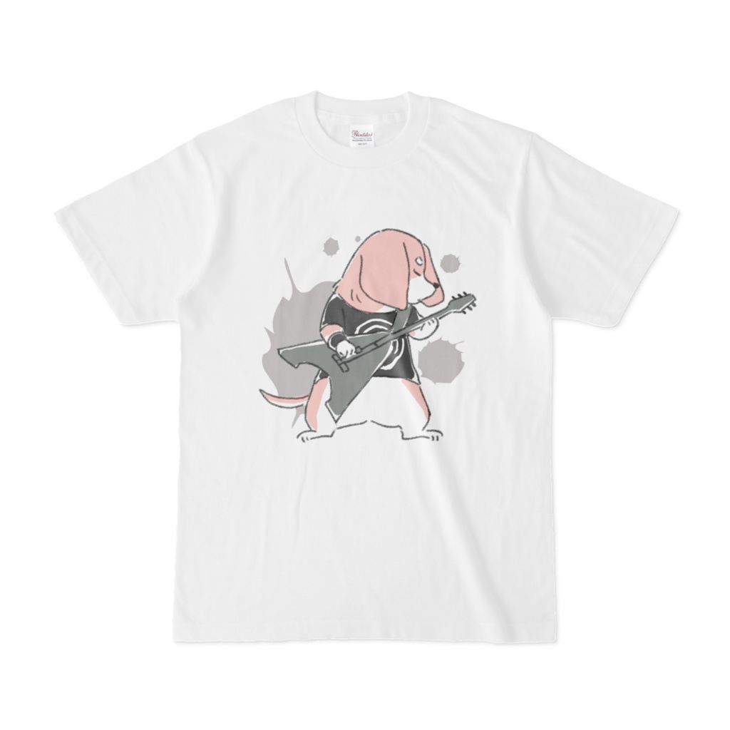 ギター犬