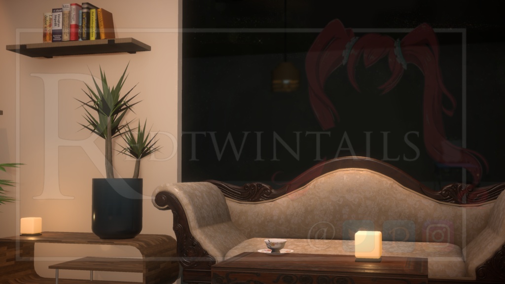 Cozy Day & Night - Background room for Vtubers