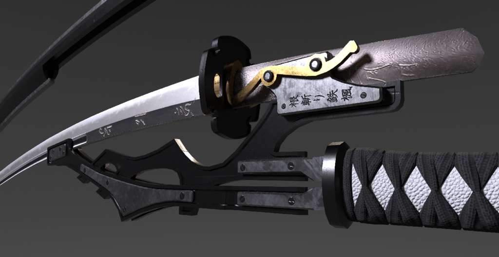 【VRChat向け】刀「根斬り鉄楓」